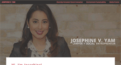 Desktop Screenshot of josephinevyam.com